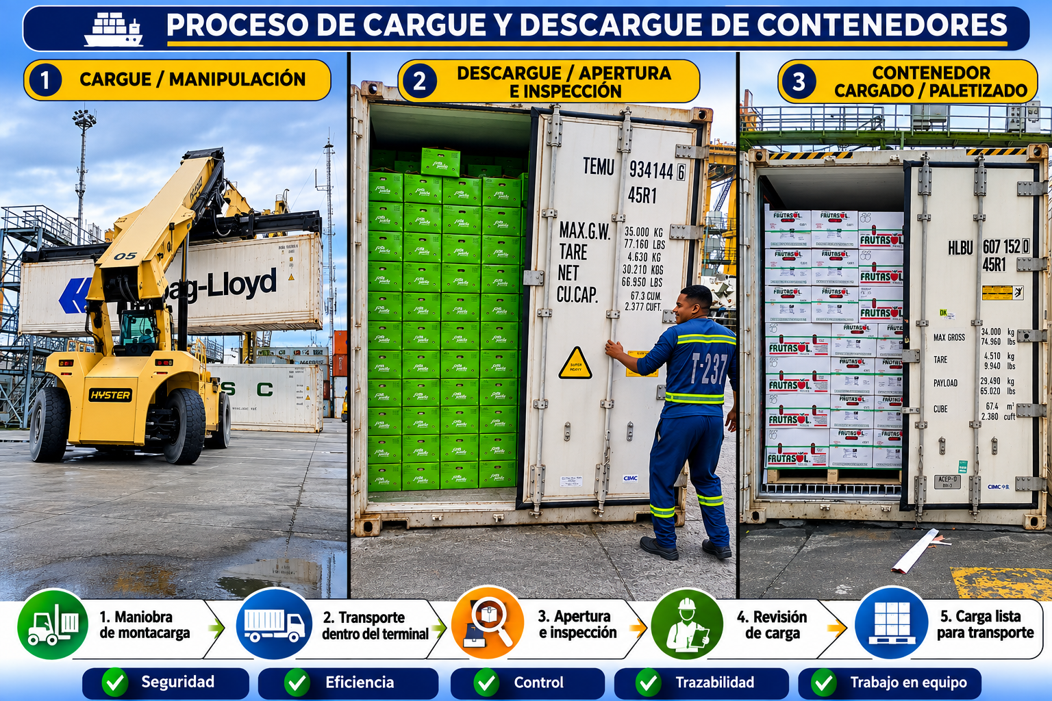 Llenado y Vaciado de Contenedores